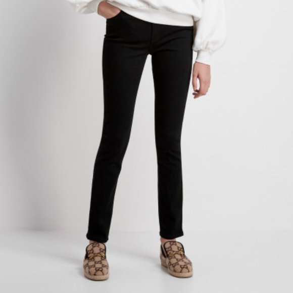 HOST PICK 🥳Gucci Skinny Jeans with Logo Patch in Black - Picture 4 of 6